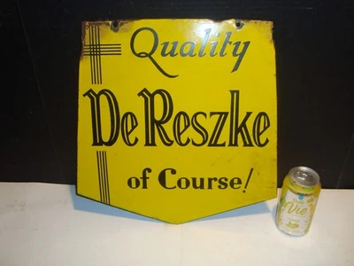 Raro letrero de cigarrillo antiguo de porcelana pesada de 2 lados publicidad vintage Foto 1 de 4