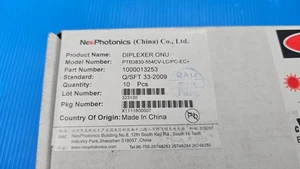 NeoPhotonics PTB3830-554CV-LC/PC-EC+ ricetrasmettitore 1,25 G/1490nm DFB/SMF 10 KM 9x - Foto 1 di 8
