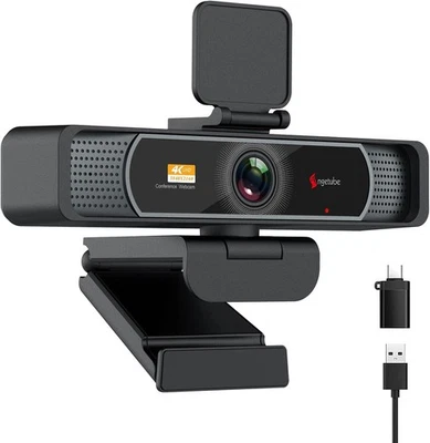Webcam 4K - Telecamera streaming per PC, 120° ampio angolo, autofocus PDAF,... - Immagine 1 di 4