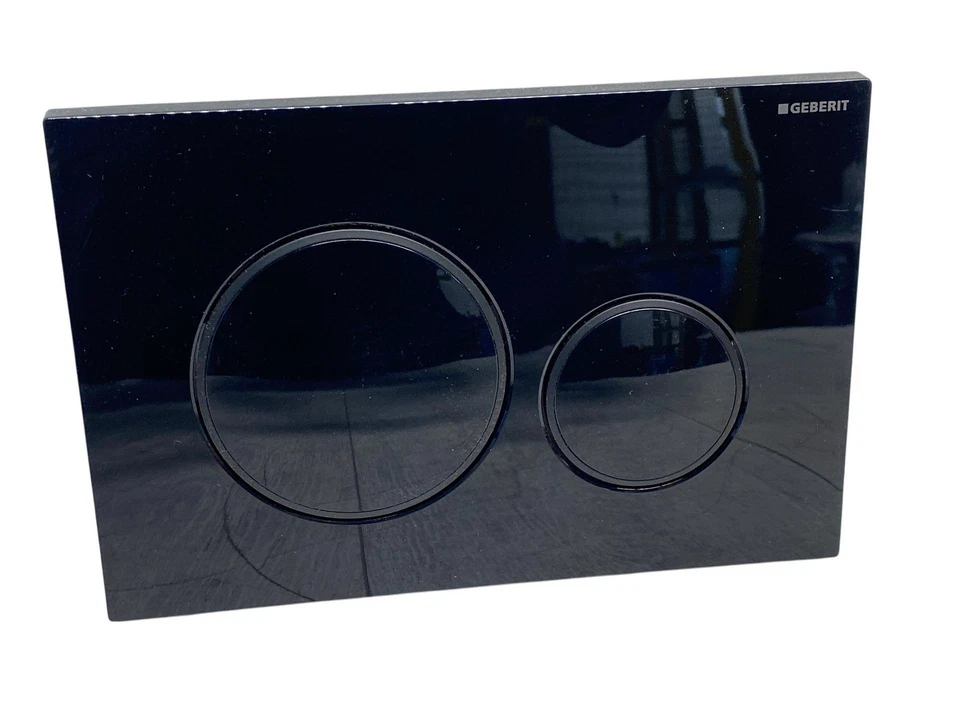 Placa de accionamiento de inodoro Geberit Sigma 20 115.882.DW.1 negra - Imagen 1 de 4