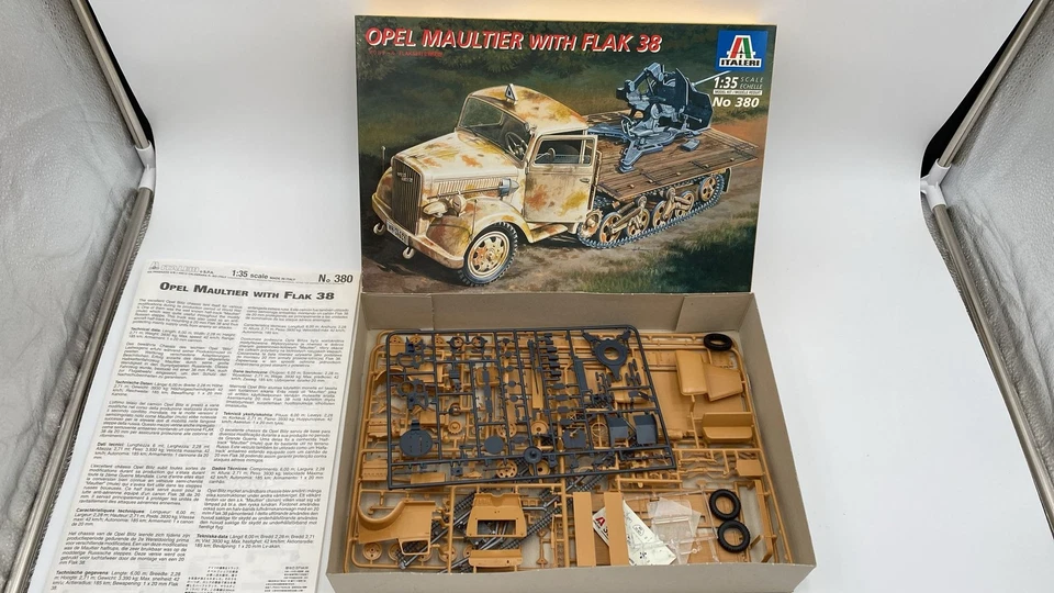  ITA380 Italeri Opel Maultier With Flak 38 1/35 - Immagine 1 di 2