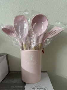 kitchen utensil set silicone 12 Pcs, Non Stick Cooking Utensil Heat Resistant - Picture 1 of 3