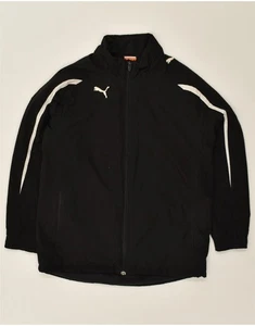 PUMA Boys Bomber Jacket 11-12 Years Black BD67 - Picture 1 of 3