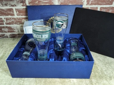 Подарочный набор ограниченный выпуск Bradford Exchange Philadelphia Eagles Pilsner стекло - Изображение 1 из 4