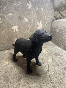 Schwarzer Labrador Hund Figur  - Bild 1 von 2