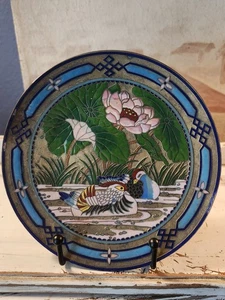 Atemberaubende Vintage Cloissone schwere 7 Zoll detaillierte Platte mit schönem Design - Bild 1 von 24