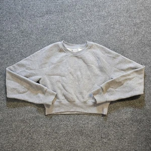 TNA Sweatshirt Womens Size Small Gray Cozy Fleece Long Sleeve Capsule Lounge - Picture 1 of 10