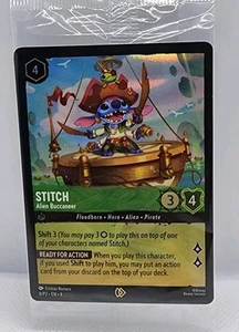 Tarjetas promocionales Stitch-Alien Buccaneer Disney Lorcana 8/P2 - Imagen 1 de 2