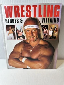 1985 WRESTLING HEROES & VILLAINS Collectible Hardcover Hulk Hogan Andre Giant - Imagen 1 de 9