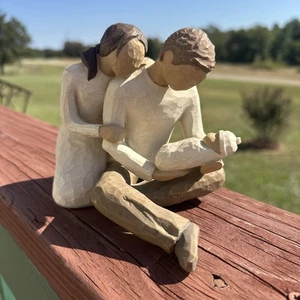 Willow Tree New Life Mom Dad Baby Figurine Family - Picture 1 of 9