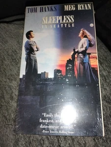 1993 Factory Sealed VHS Tape Sleepless In Seattle Mint - Picture 1 of 3
