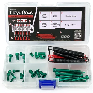 Genuine Floyd Rose Hardware Upgrade Kit - Stainless Steel, Green - Picture 1 of 2