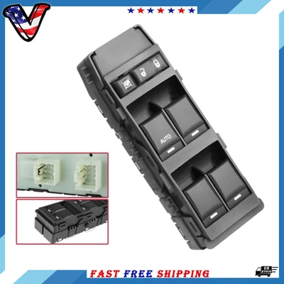 Window Switch For 2008-2014 Dodge Avenger Driver Side Master Power 4602780AA Foto 1 de 4
