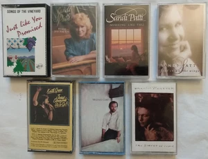 7 Audiocassettes Christian Michael Card Peacock Sandi Patti Keith Green Vineyard - Picture 1 of 15
