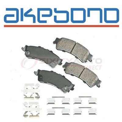 Akebono Pro-ACT Rear Disc Brake Pad Set for 2002 Chevrolet Tahoe - Braking kn Foto 1 de 4
