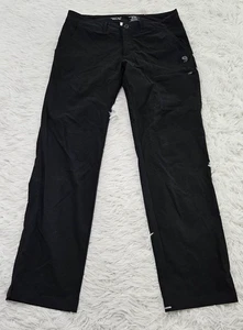 Mountain Hardwear Damen Gr. 6 schwarz mittelhoher Bund leichte Outdoorhose - Bild 1 von 9