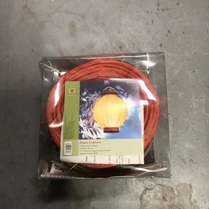 "Linterna de papel interior o exterior 2005 Garden Place paquete de 2 8"" incluye bombillas" - Imagen 1 de 6