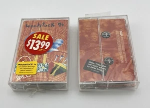 WOODSTOCK'94 Cassette 2 Tapes ,27 Bands,Over 140 Minutes Of Music,Br New Sealed - Picture 1 of 3