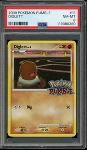 2009 Pokemon Rumble Diglett #11 NM-MT PSA 8 - Bild 1 von 2