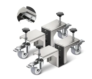 2 Pcs Door Installation Dolly, Heavy Panel Transportation and Installation He... - Picture 1 of 5