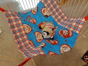Amaca a furetto - tessuto vintage Raggedy Ann & Andy 20" x 20" - Foto 1 di 5