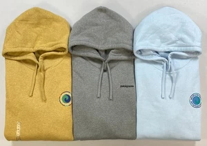 Felpa con cappuccio uomo donna Patagonia unisex adulto Fitz Roy Icon Uprisal NUOVA - Foto 1 di 8