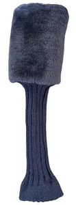 Golf Fuzzy Black Barrel "X" Fairway Wood Golf Club Long Sleeve Headcover - Picture 1 of 6
