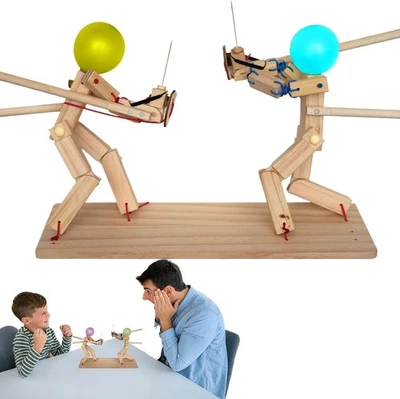 Dynamic Duel Balloon Fighters, Kids' & Adults' Wooden Balloon Game - Image 1 of 4