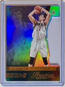 2014 Panini Prestige Bonus Shots Orange Die-Cut Premium /25 Ersan Ilyasova #40 - Picture 1 of 3