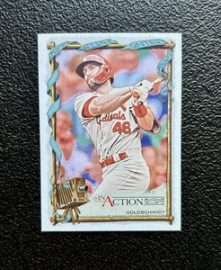 2023 Topps Allen & Ginter PAUL GOLDSCHMIDT “En Acción” Variación Inserto SP! #20 - Imagen 1 de 2