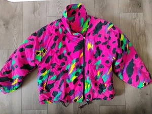 Andy John’s Vintage 80’s Women’s Puffer Jacket Size Medium Colorful Stylish - Bild 1 von 19