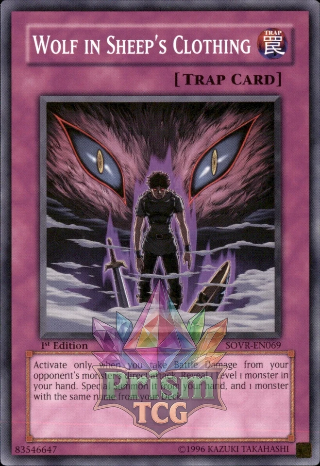 1st Ed Wolf in Sheep's Clothing SOVR-EN069 Yugioh - Image 1 of 1