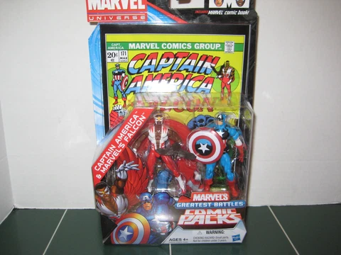 Marvel Universe Comic Packs Marvel`s Falcon and Captain America Two Pack Cover