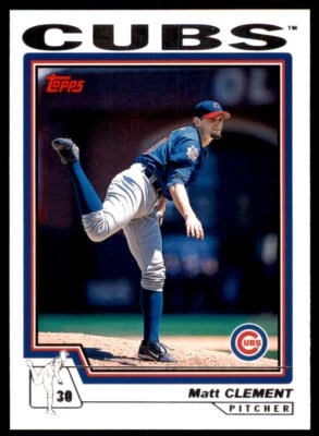 2004 Topps Matt Clement Chicago Cubs #197 - Imagem 1 de 2