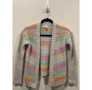 CAT AND JAKE Long Sleeve Cozy Multicolor Cardigan Size M - Picture 1 of 3
