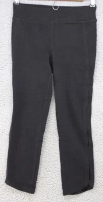 Pantalones Forever 21 Activewear para mujer talla S cintura 26" negros yoga abertura lateral piernas Foto 1 de 3