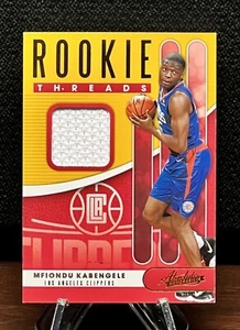 π Mfiondu Kabengele 2019 Panini Absolute Rookie Threads Relic # RT-MFK π - Picture 1 of 2