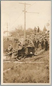 NORWICH CT CAMIÓN ACCIDENTE AUTOMOVILÍSTICO ANTIGUO REA, L FOTO POSTAL RPPC - Imagen 1 de 2