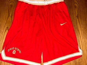 NIKE MENS FOOTBALL OHIO STATE BUCKEYES LOOSE FIT KNEE LENGTH SHORTS MEDIUM NWT - Picture 1 of 7