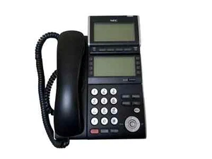 Lot Of 5 NEC DT300 DTL-8LD 1 BK TEL Phone -NO HANDSET- XLV(XD)Z-Y DesiLess Black - Picture 1 of 1