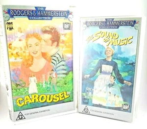 Rodgers & Hammerstein Carousel / The Sound of Music VHS Tapes PAL Rated G - Picture 1 of 8