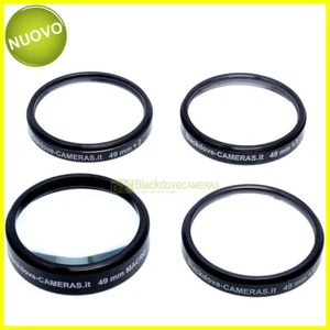 49mm. kit 4 aggiuntivi +1 +2 +4 +10 diottrie Blackdove-cameras. Close-up set. - Imagen 1 de 2