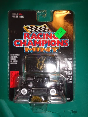 Ford cupé Racing Champions negro como nuevo edición #64 fundido a presión 1:54 Foto 1 de 2