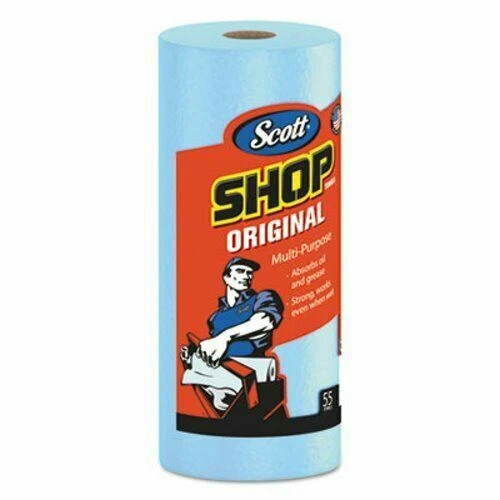 Scott Shop Towels Original Shop Towels - Blue, Pack of 30 (75130)