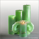 Candela Lotus-Kerze grn 28 cm