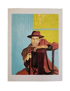 RARE Vtg Poster of Spike Lee Sketch Art Signed Clifford Moore 1990 17.5" x 23" - Picture 1 of 10