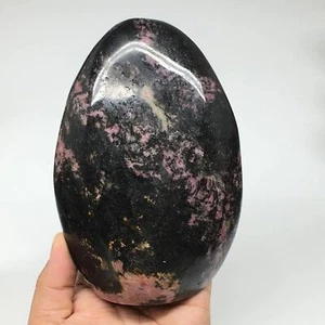 1292g, 5.8"x3.9"x1.9" Natural Rhodonite Freeform Polished Gemstones, B1025 - Picture 1 of 11