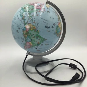 Replogle 10" Illuminated World Globe Model #12534 – Light-Up Desktop Lamp - Picture 1 of 7