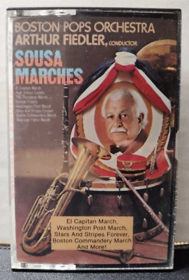 Boston Pops Orchestra - Arthur Fielder - Sousa Marches (Cassette) Foto 1 de 4