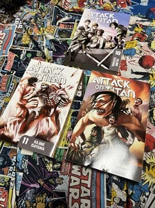Attack on Titan Vol. 10-12 Ärmel SET. (3 Bände Manga.) Hajime Isayama - Bild 1 von 8